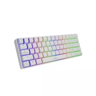 Genesis herní klávesnice THOR 660/RGB/Gateron Brown/Bezdrátová USB + Bluetooth/US layout/Bílá Genesis herní klávesnice THOR 660/RGB/Gateron Brown/Bezdrátová USB + Bluetooth/US layout/Bílá