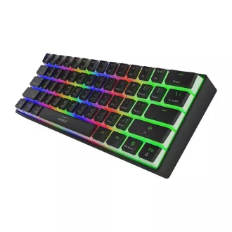 Genesis herní klávesnice THOR 660/RGB/Gateron Brown/Bezdrátová USB + Bluetooth/US layout/Černá Genesis herní klávesnice THOR 660/RGB/Gateron Brown/Bezdrátová USB + Bluetooth/US layout/Černá
