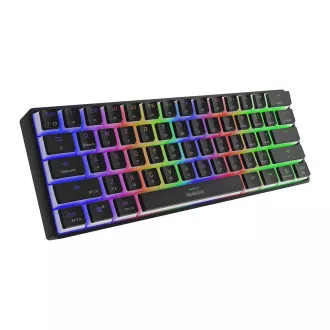 Genesis herní klávesnice THOR 660/RGB/Gateron Brown/Bezdrátová USB + Bluetooth/US layout/Černá Genesis herní klávesnice THOR 660/RGB/Gateron Brown/Bezdrátová USB + Bluetooth/US layout/Černá