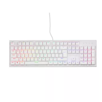 Genesis herní mechanická klávesnice THOR 303/RGB/Outemu Peach Silent/Drátová USB/US layout/Bílá Genesis herní mechanická klávesnice THOR 303/RGB/Outemu Peach Silent/Drátová USB/US layout/Bílá