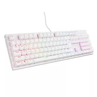 Genesis herní mechanická klávesnice THOR 303/RGB/Outemu Peach Silent/Drátová USB/US layout/Bílá Genesis herní mechanická klávesnice THOR 303/RGB/Outemu Peach Silent/Drátová USB/US layout/Bílá