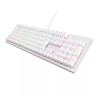 Genesis herní mechanická klávesnice THOR 303/RGB/Outemu Peach Silent/Drátová USB/US layout/Bílá Genesis herní mechanická klávesnice THOR 303/RGB/Outemu Peach Silent/Drátová USB/US layout/Bílá