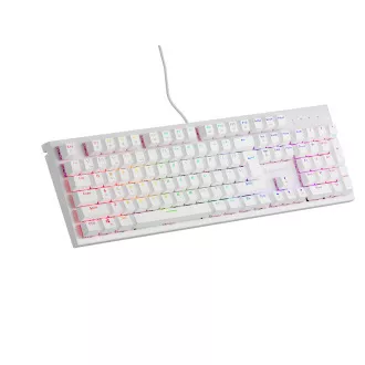 Genesis herní mechanická klávesnice THOR 303/RGB/Outemu Peach Silent/Drátová USB/US layout/Bílá Genesis herní mechanická klávesnice THOR 303/RGB/Outemu Peach Silent/Drátová USB/US layout/Bílá