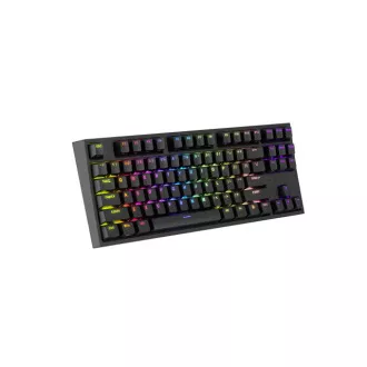 Genesis herní mechanická klávesnice THOR 404/RGB/Khail Box Brown/Drátová USB/US layout/Černá