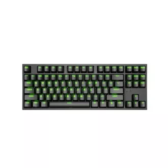 Genesis herní mechanická klávesnice THOR 404/RGB/Gateron Yellow Pro/Drátová USB/US layout/Černá