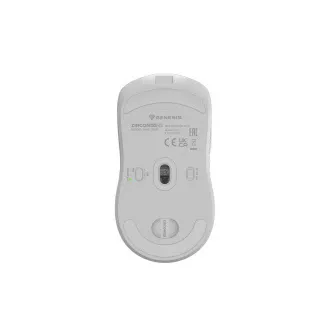 Genesis herní myš ZIRCON 500/Herní/Optická/10 000 DPI/USB+BT/Bílá