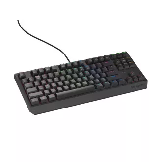 Genesis herní bezdrátová klávesnice THOR 230 Lite/Drátová USB/US layout/Černá