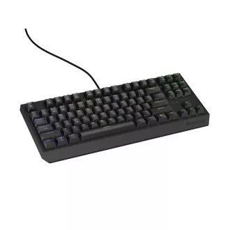 Genesis herní klávesnice THOR 230/TKL/RGB/Outemu Red/Drátová USB/US layout/Černá