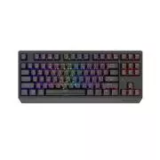 GENESIS herní klávesnice THOR 230/TKL/RGB/Outemu Panda/Bezdrátová USB + Bluetooth/US layout/Černá