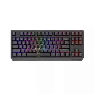 GENESIS herní klávesnice THOR 230/TKL/RGB/Outemu Panda/Bezdrátová USB + Bluetooth/US layout/Černá