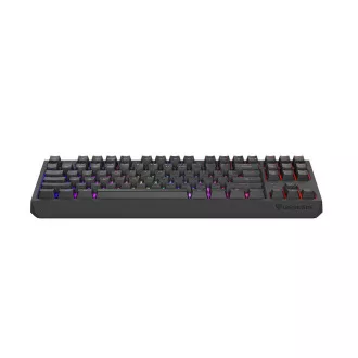 GENESIS herní klávesnice THOR 230/TKL/RGB/Outemu Panda/Bezdrátová USB + Bluetooth/US layout/Černá