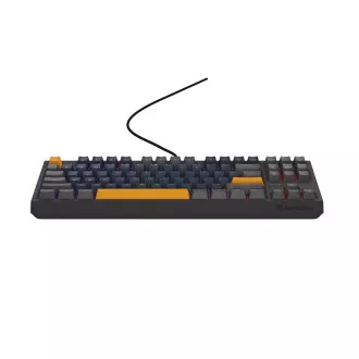 GENESIS herní klávesnice THOR 230/TKL/RGB/Outemu Panda/Drátová USB/US layout/Naval Blue Positive