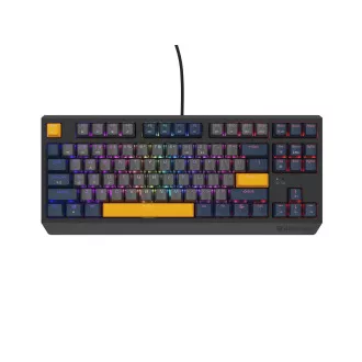 GENESIS herní klávesnice THOR 230/TKL/RGB/Outemu Panda/Drátová USB/US layout/Naval Blue Negative