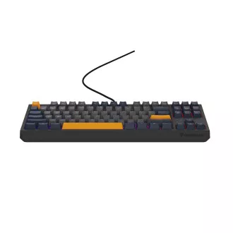 GENESIS herní klávesnice THOR 230/TKL/RGB/Outemu Panda/Drátová USB/US layout/Naval Blue Negative