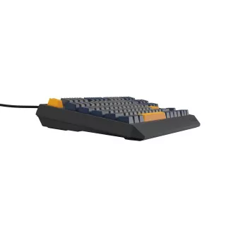 GENESIS herní klávesnice THOR 230/TKL/RGB/Outemu Panda/Drátová USB/US layout/Naval Blue Negative