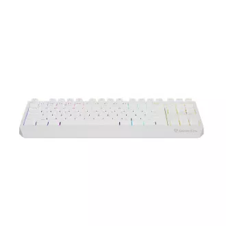 GENESIS herní klávesnice THOR 230/TKL/RGB/Outemu Red/Bezdrátová USB + Bluetooth/US layout/Bílá