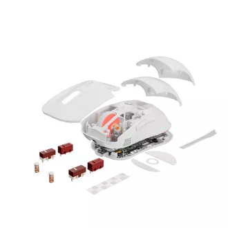 Genesis herní bezdrátová myš ZIRCON XIII/Herní/Optická/26 000 DPI/Bezdrátové USB/Bílá