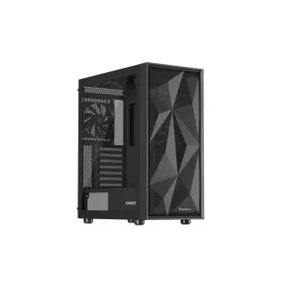 Počítačová skříň Genesis DIAXID 605F/Midi Tower/Transpar./Černá