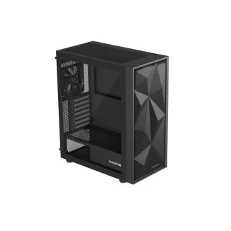 Počítačová skříň Genesis DIAXID 605F/Midi Tower/Transpar./Černá