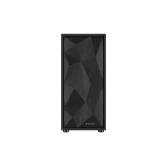 Počítačová skříň Genesis DIAXID 605F/Midi Tower/Transpar./Černá