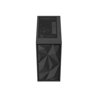 Počítačová skříň Genesis DIAXID 605F/Midi Tower/Transpar./Černá