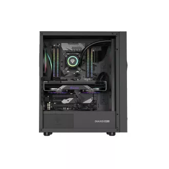 Počítačová skříň Genesis DIAXID 605 ARGB/Midi Tower/Transpar./Černá