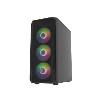 PC skříň Fury SHOBO/Midi Tower/Transpar./Černá