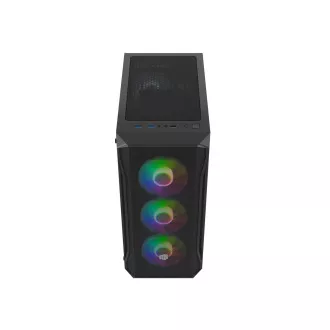 PC skříň Fury SHOBO/Midi Tower/Transpar./Černá