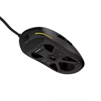 Genesis herní myš KRYPTON 660/Herní/Optická/12 000 DPI/Drátové USB-A/Černá