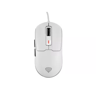 Genesis herní myš KRYPTON 660/Herní/Optická/12 000 DPI/Drátové USB-A/Bílá