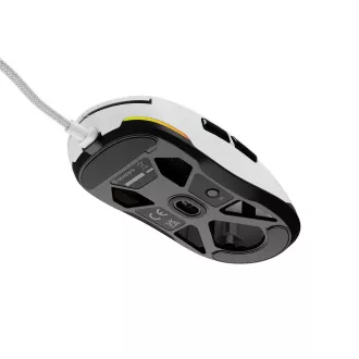 Genesis herní myš KRYPTON 660/Herní/Optická/12 000 DPI/Drátové USB-A/Bílá
