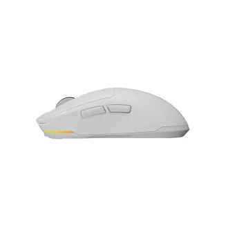 Genesis herní myš ZIRCON 660 PRO/Herní/Optická/Pro praváky/26 000 DPI/Drátová+bezdrátová/Bílá