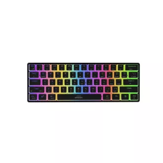 Genesis herní klávesnice THOR 660 G2/Gateron Brown/USB+BT/US layout/Bílá