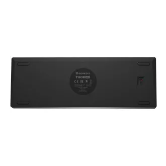 Genesis herní klávesnice THOR 660 G2/Gateron Red/USB+BT/US layout/Černá