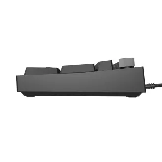 Herní mechanická klávesnice Genesis THOR 404/RGB/Outemu Peach Silent/Drátové USB-A/US layout/Černá