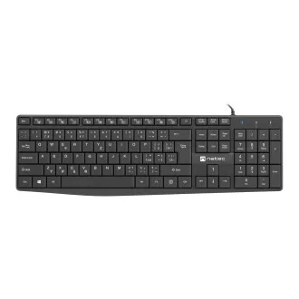 Natec klávesnice Nautilus 2/Drátová USB/CZ-SK layout/Černá Natec klávesnice Nautilus 2/Drátová USB/CZ-SK layout/Černá