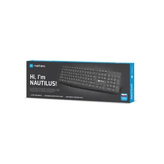 Natec klávesnice Nautilus 2/Drátová USB/CZ-SK layout/Černá Natec klávesnice Nautilus 2/Drátová USB/CZ-SK layout/Černá