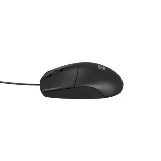 Natec optická myš RUFF 2/1 000 DPI/Kancelářská/Optická/1 000 DPI/Drátová USB/Černá