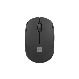 Myš Natec STORK/Kancelářská/Optická/1 600 DPI/Bezdrátová USB/Černá
