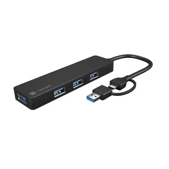 Rozbočovač Natec MAYFLY 4xUSB-A 3.0 HUB + USB-A adaptér
