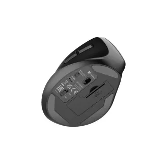 Natec CRAKE 2/Kancelářská/Optická/Pro leváky/2 400 DPI/USB+BT/Černá