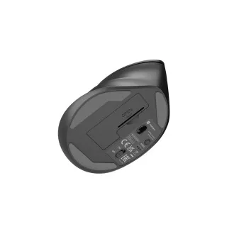 Natec CRAKE 2/Kancelářská/Optická/Pro praváky/2 400 DPI/USB+BT/Černá