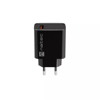 Universální nabíječka Natec RIBERA 18W 1X USB-A, černá