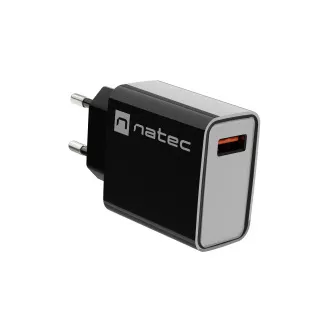 Universální nabíječka Natec RIBERA 18W 1X USB-A, černá
