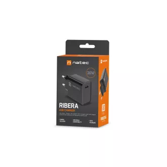 Universální nabíječka Natec RIBERA 20W 1X USB-C, černá