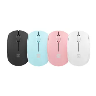 Myš Natec STORK/Kancelářská/Optická/1 600 DPI/Bezdrátová USB/Růžová