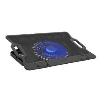 Chladící podložka pro nb Natec DIPPER 2, 12,1-17,3“, LED, 1xventilátor, 2xUSB