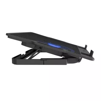 Chladící podložka pro nb Natec DIPPER 2, 12,1-17,3“, LED, 1xventilátor, 2xUSB