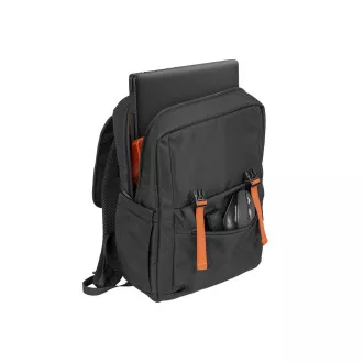 Batoh pro nb Natec NIALA 15,6", 18 L, černá - oranžová