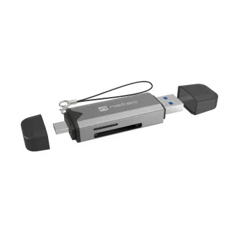 Čtečka karet Natec SCARAB 3 USB-A + USB-C 3.1 GEN 1/microSD/microSDHC/microSDXC/SD/SDHC/SDXC/T-Flash
